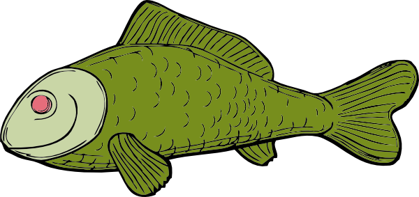Green Fish clip art - vector clip art online, royalty free 