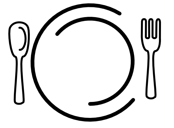 Knife And Fork Clipart White Clip Art at Clipart library - vector clip 