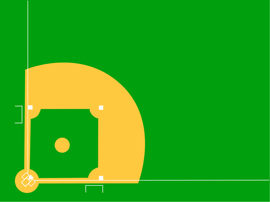 Baseball Diamond SVG Vector file, vector clip art svg file 