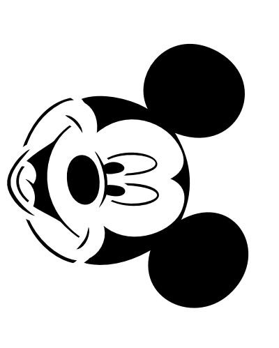 Pumpkin Carving Stencil Mickey Mouse Clip Art Library