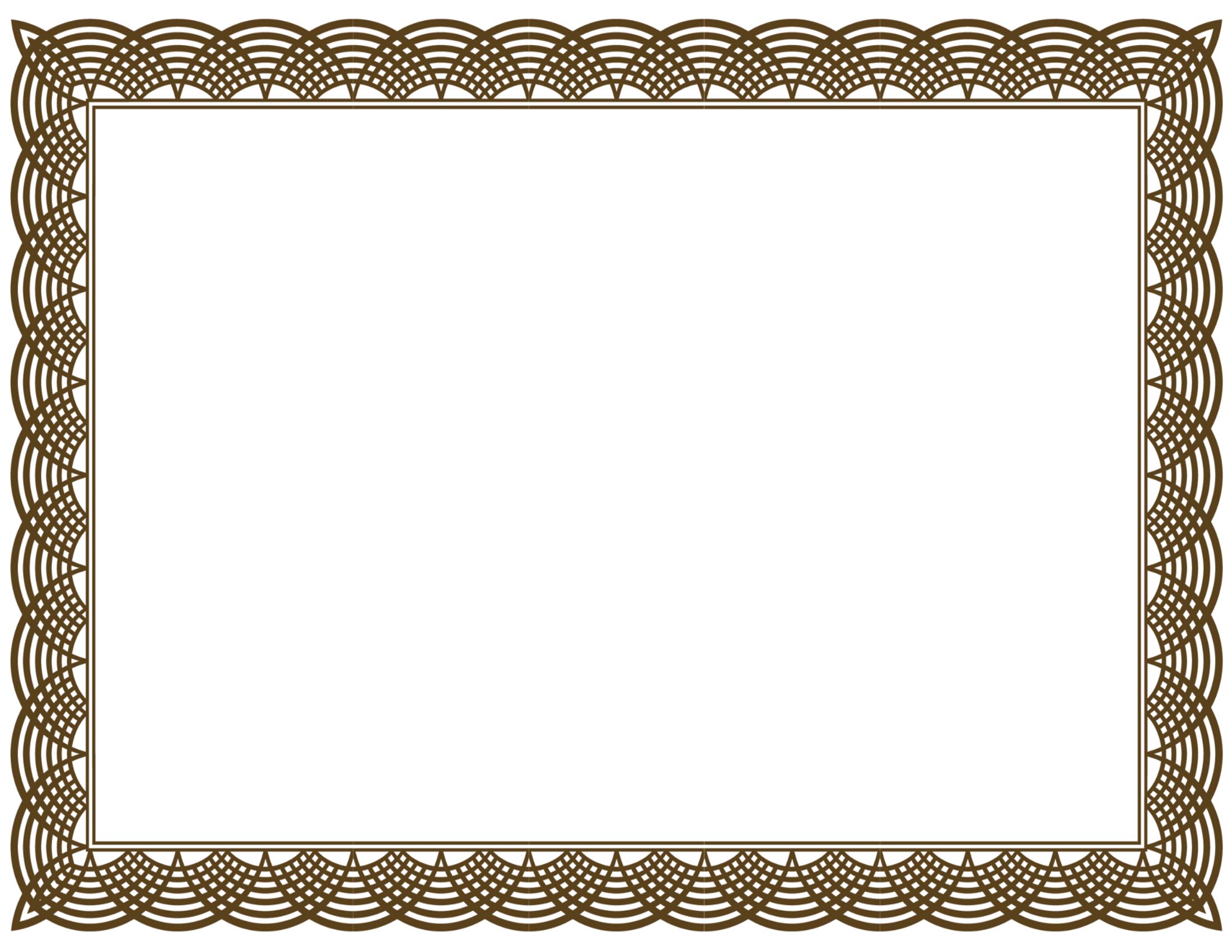 free certificate border templates for word