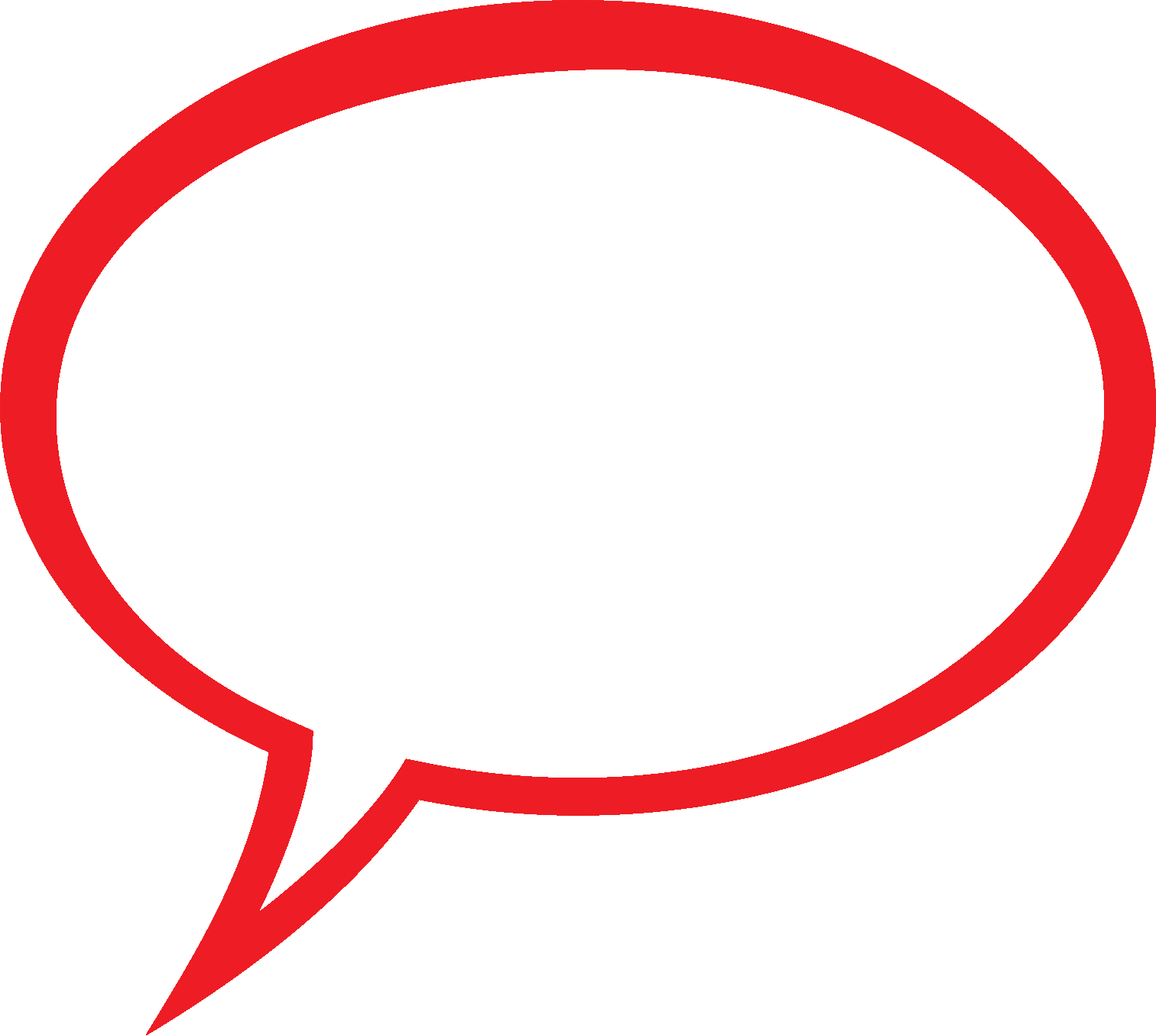 Red Speech Bubble With Exclamation Mark Vector Broadcast Icon 