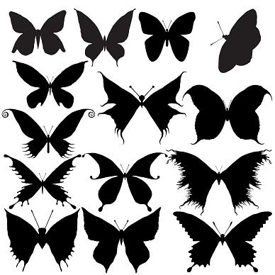 Image gallery for : black butterfly tattoo design