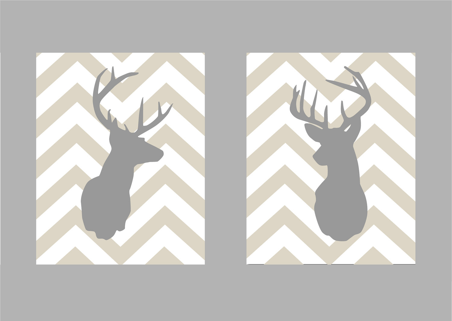 Popular items for deer head silhouette on Etsy