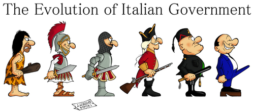 Italian Government in history By Ludus | Politics Cartoon | TOONPOOL