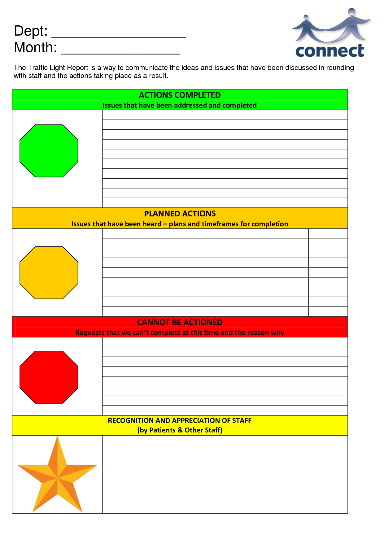 diagram - Clip Art Library Inside Stoplight Report Template