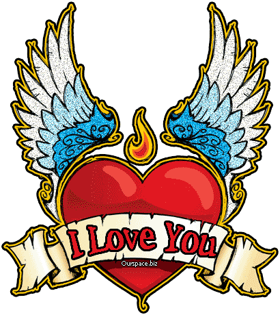 love hearts with wings - Clip Art Library