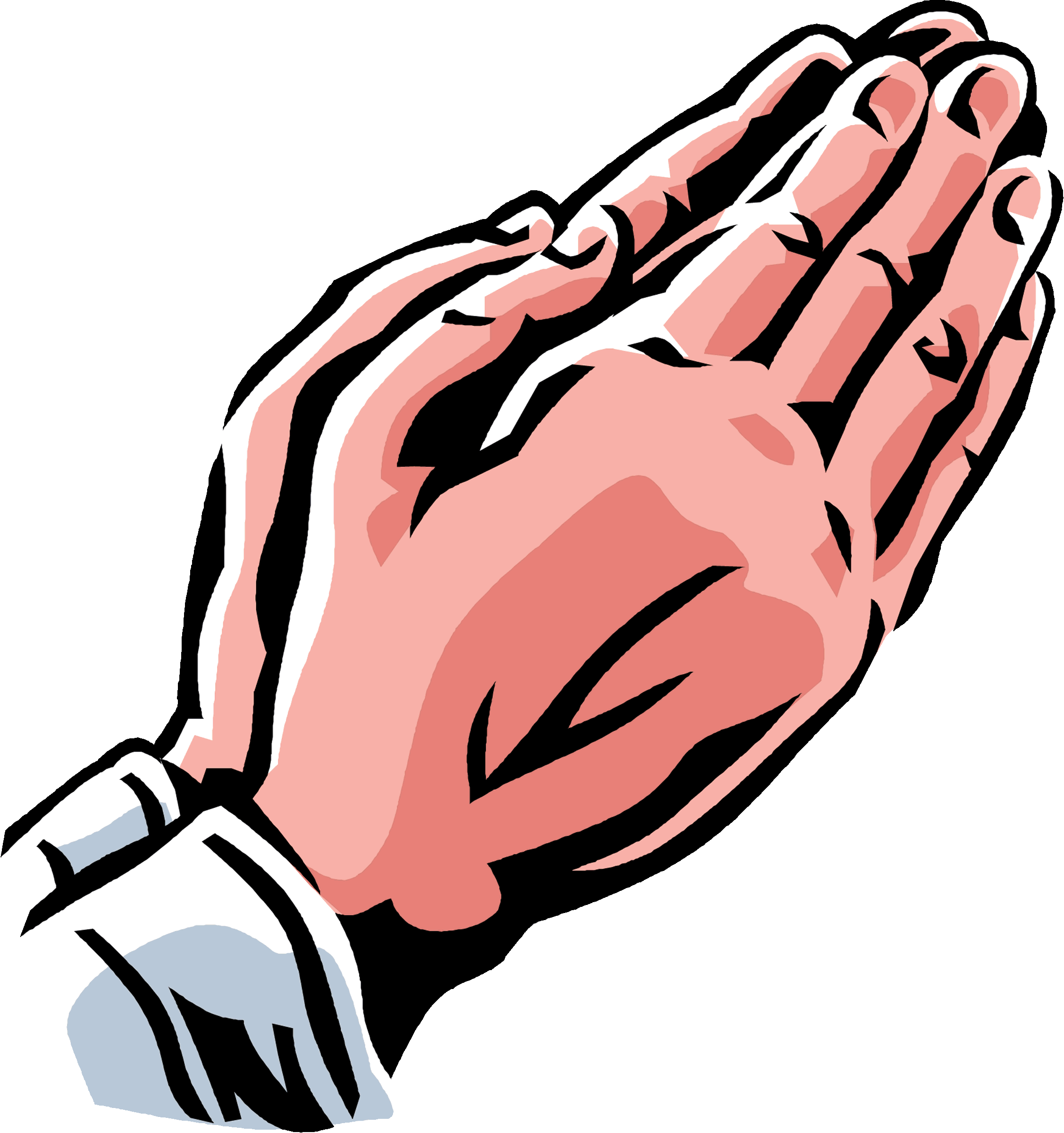 Praying Hands Vector - Clipart library