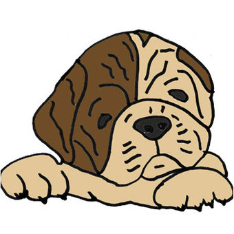 Cartoon Bulldog Puppy - Clipart library
