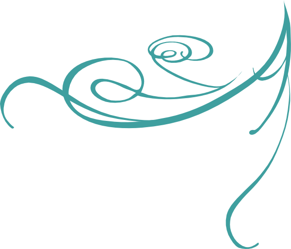 Blue Decorative Swirl clip art - vector clip art online, royalty 