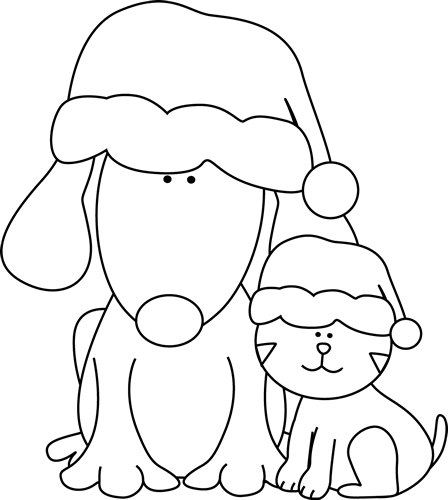 clipart christmas cats - photo #30