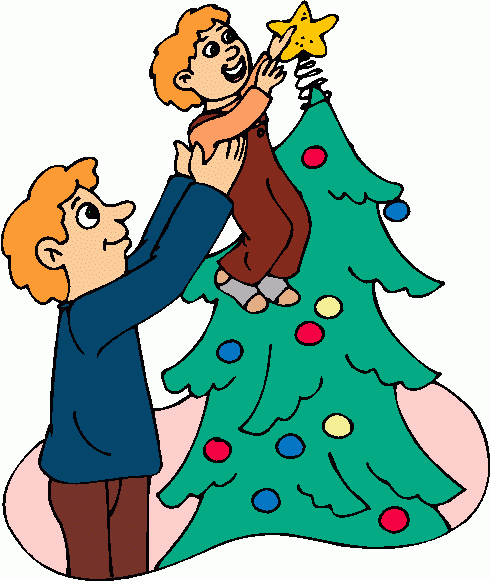 Decorated Christmas Tree Clipart 