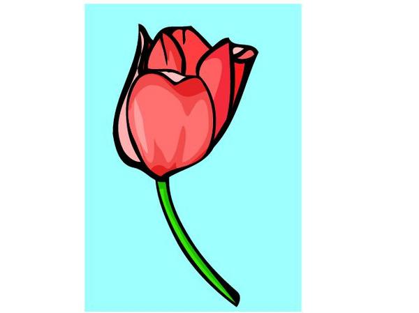 Flower Clip Art - Clipart of Flowers, Tulips, Daisies, Roses, etc.