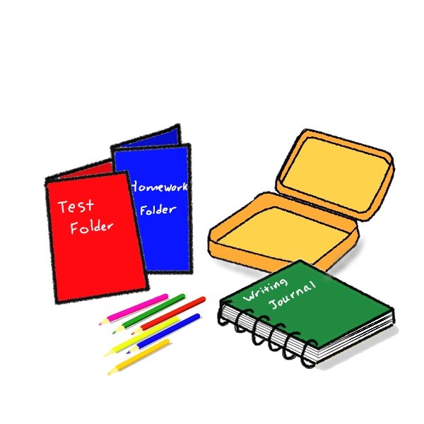 School Supplies Clipart For Kids | Clipart library - Free Clipart Images