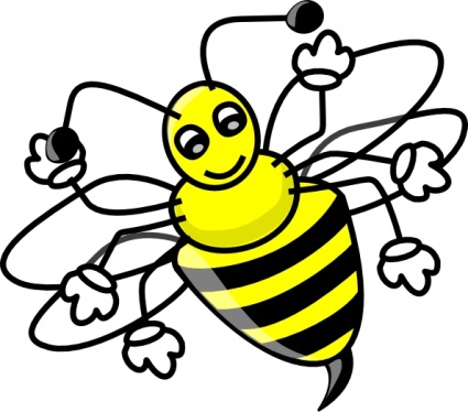 Bee clip art - Download free Other vectors