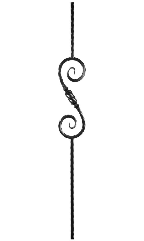 DIRECT STAIR PARTS - Beehive Scroll, Hammered, 2768, baluster 