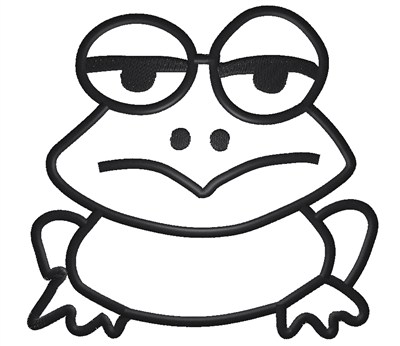 Frog Outline - Clipart library