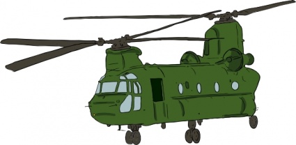 Chinook Helicopter clip art - Download free Other vectors