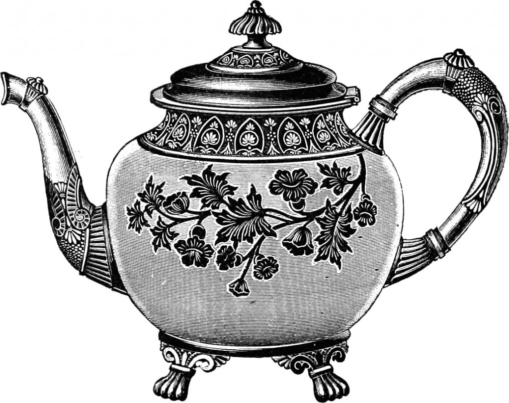 Free Clip Art Images - Vintage Teapot | Oh So Nifty Vintage Graphics
