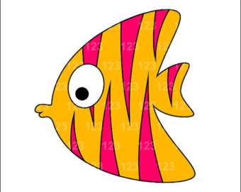 Popular items for fish clipart on Etsy
