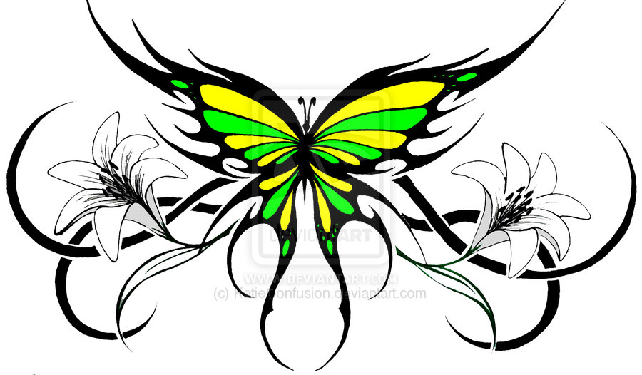 Tribal Butterfly 2 By Katieconfusion Icon - Free Icons