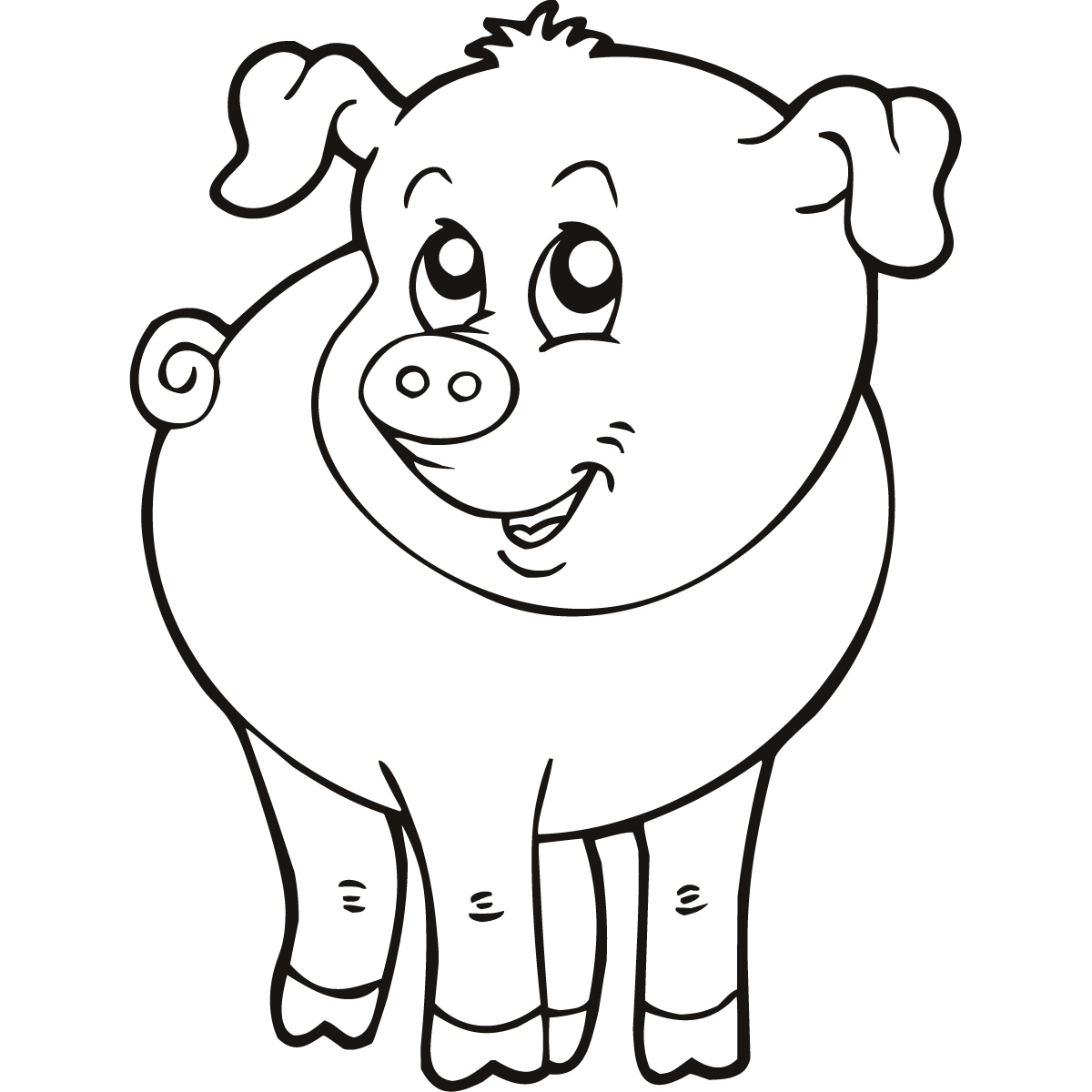 Farm animal coloring page - Coloring Pages  Pictures - IMAGIXS