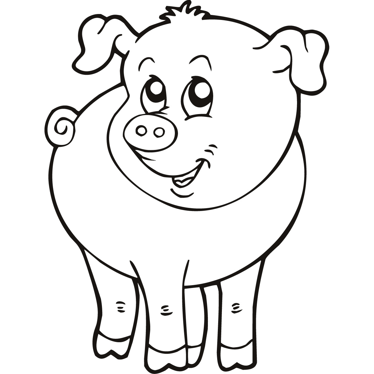 drawing of farm animals - Clip Art Library