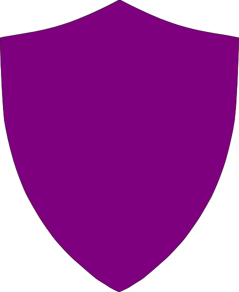 A Purple Blank Crest - Clipart library