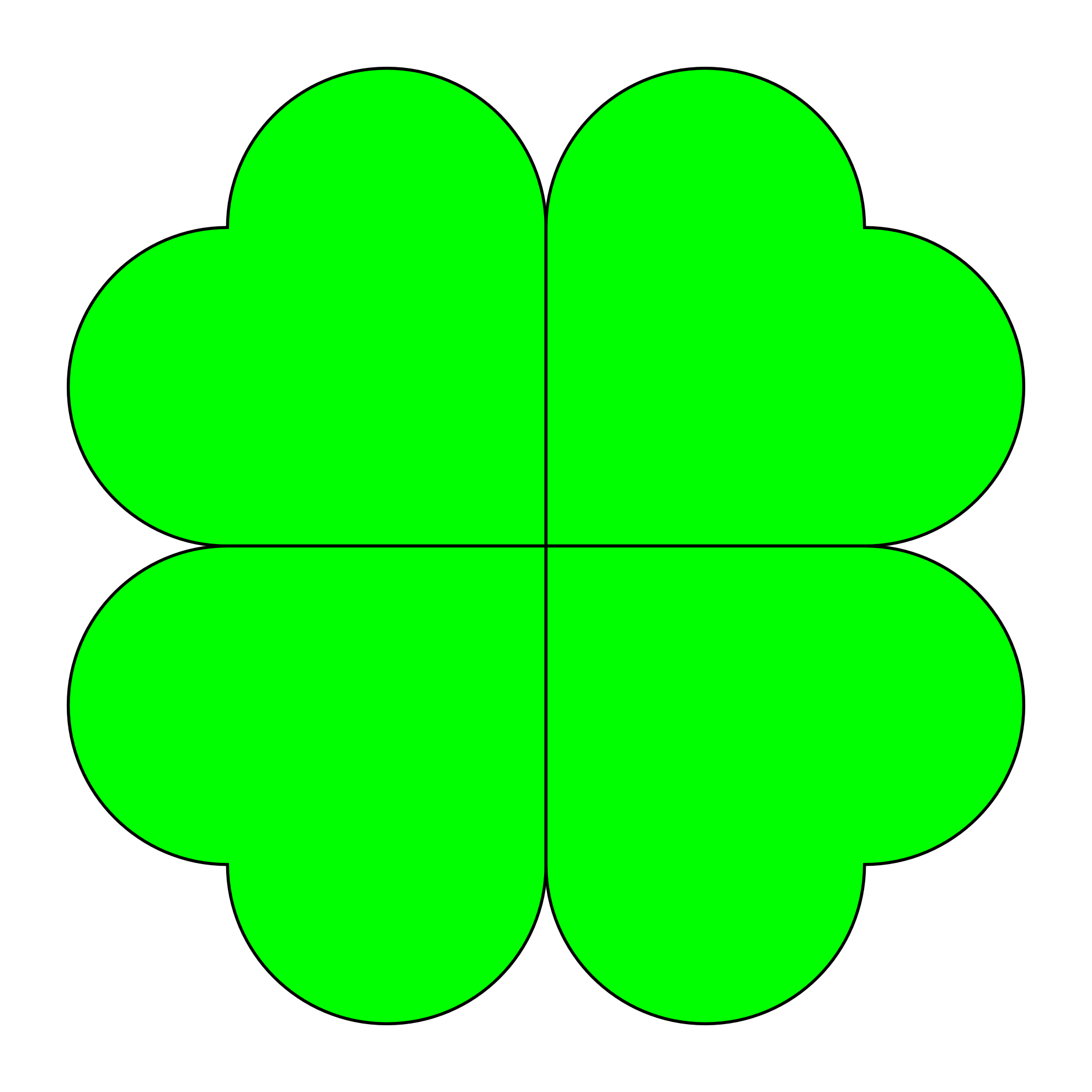 four leaf clover SVG - Clipart library - Clipart library