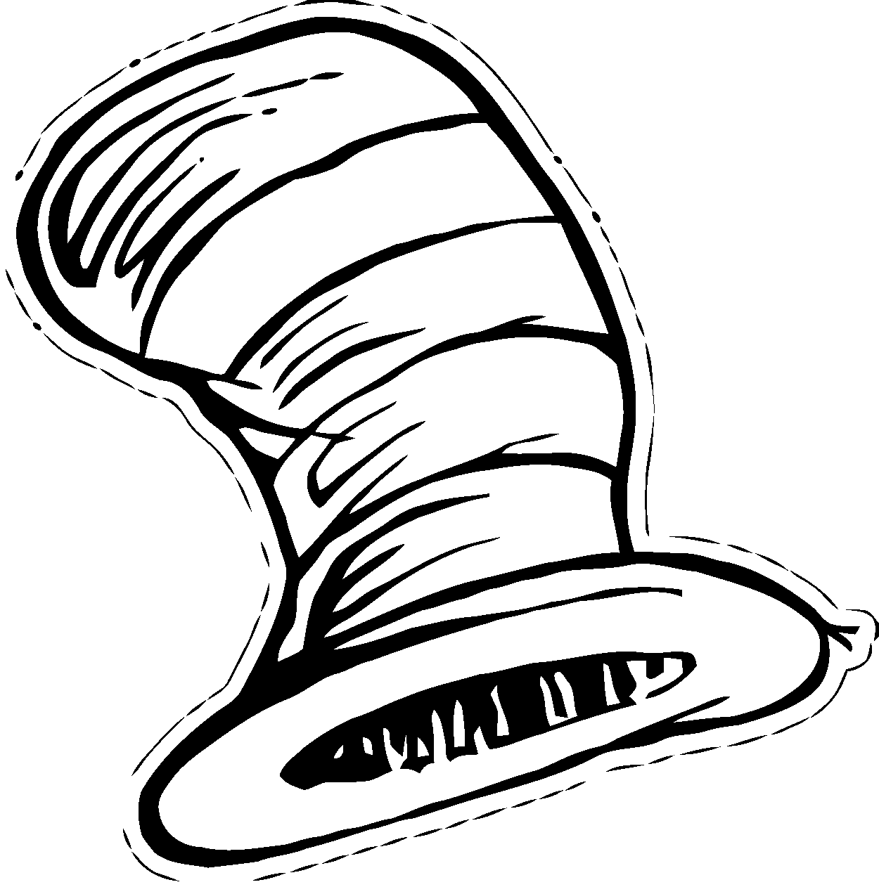 Images For  Cat In The Hat Book Clip Art