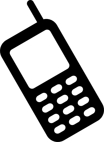 Phone Clip Art Black And White | Clipart library - Free Clipart Images