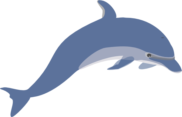 Dolphin 3 clip art - vector clip art online, royalty free  public 