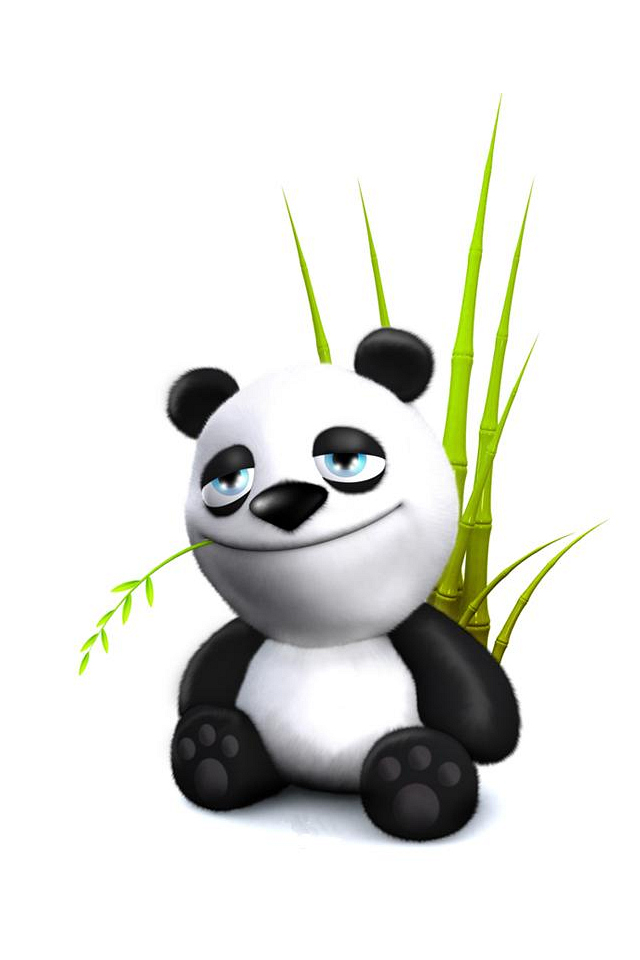3d panda funny animal cartoon - Clip Art Library