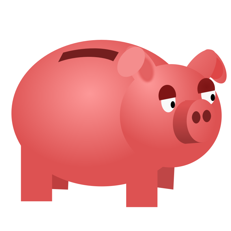 Clipart - Piggy bank