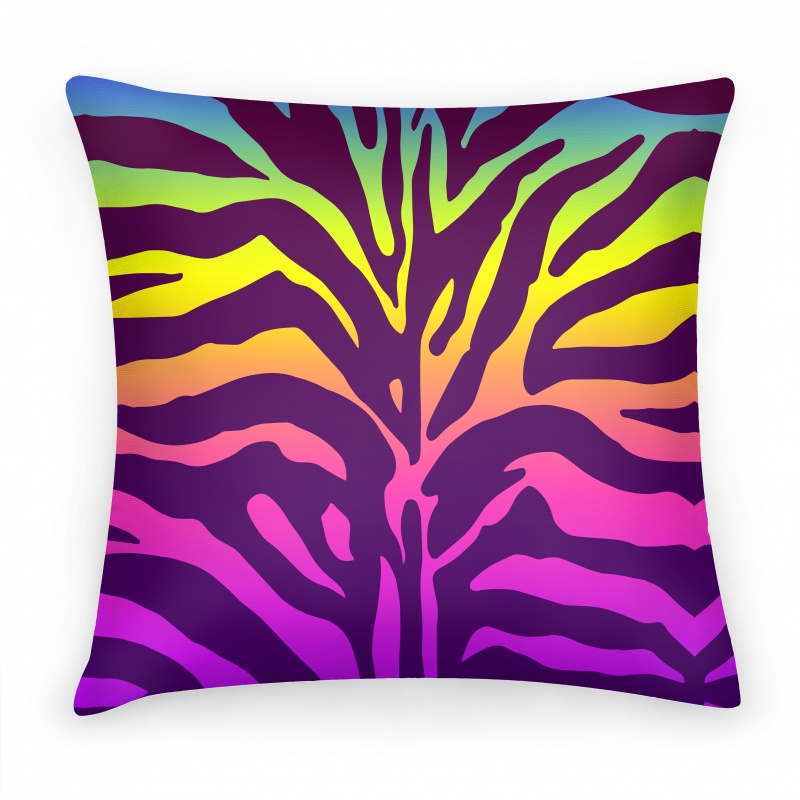 Rainbow Zebra | Pillows and Pillow Cases | HUMAN