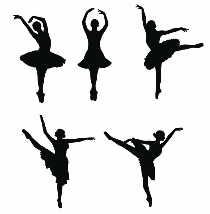 Ballerina silhouettes | Scrappy goodness: silhouette | Clipart library