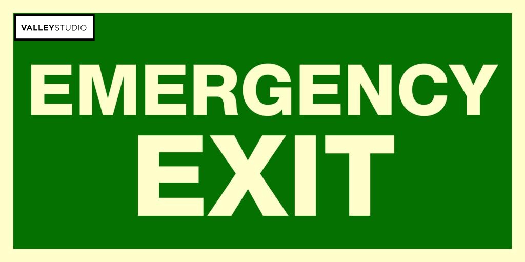 clipart emergency exit - photo #39