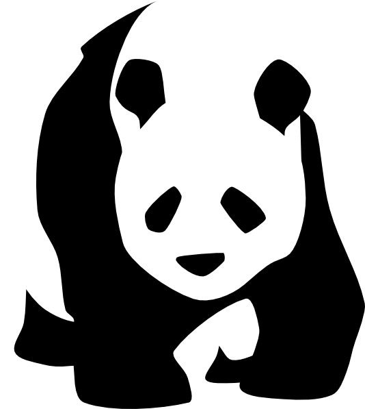 Panda Bear Outline - Clipart library