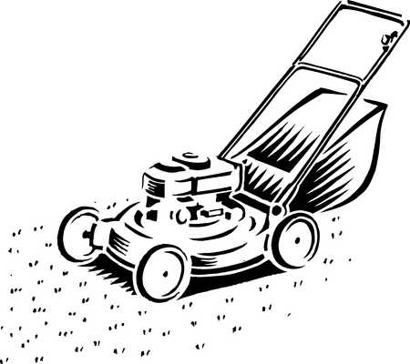 Stock Illustration - lawnmower