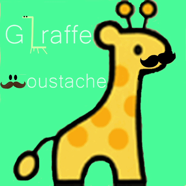 Cute Cartoon Giraffe Clipart - Free Clipart
