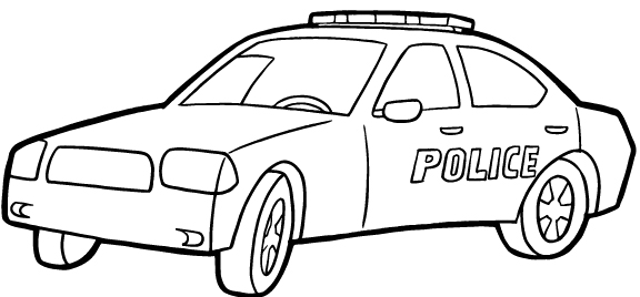 Free Colouring Pages Of Police Cars Download Free Clip