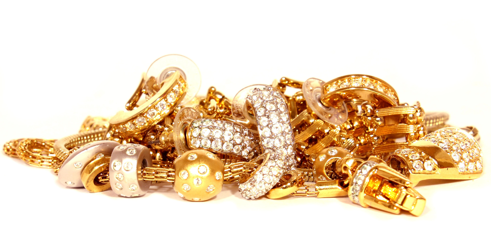 Gold Jewelry Pile Png | Luxury Jewelry