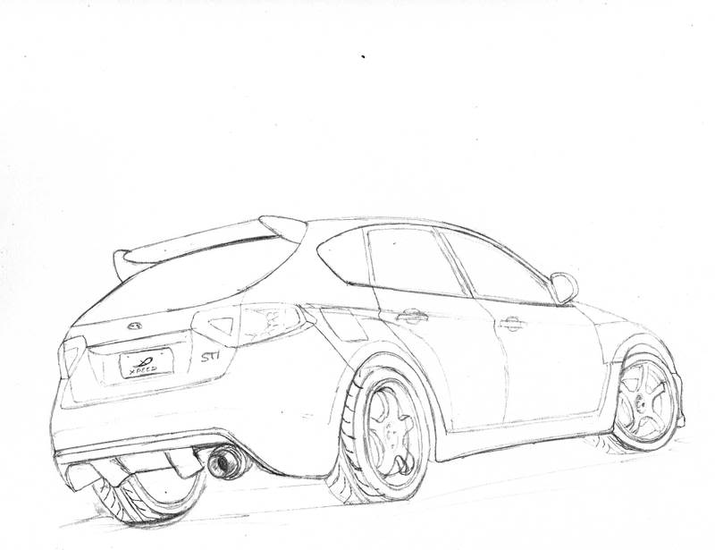 A thread full with my car drawings - MY350Z.COM Forums