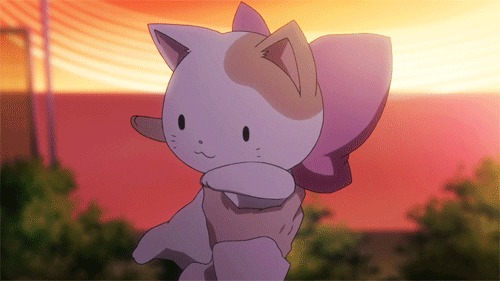 cute anime cat gifs - Clip Art Library