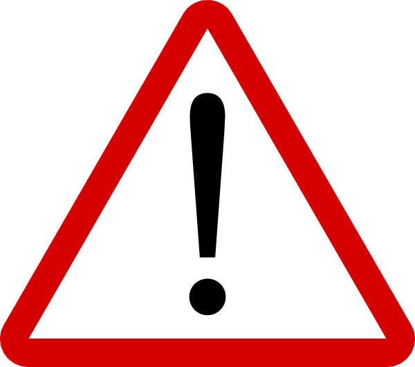 Blank Caution Sign - Clipart library
