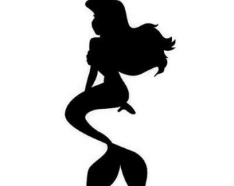 Showing Gallery For Little Mermaid Silhouette Printable Clipart 