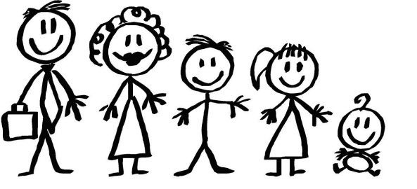Stick Figure Family Pictures 