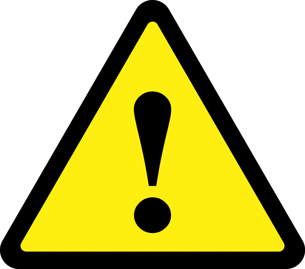 Triangle Warning Sign - Clipart library
