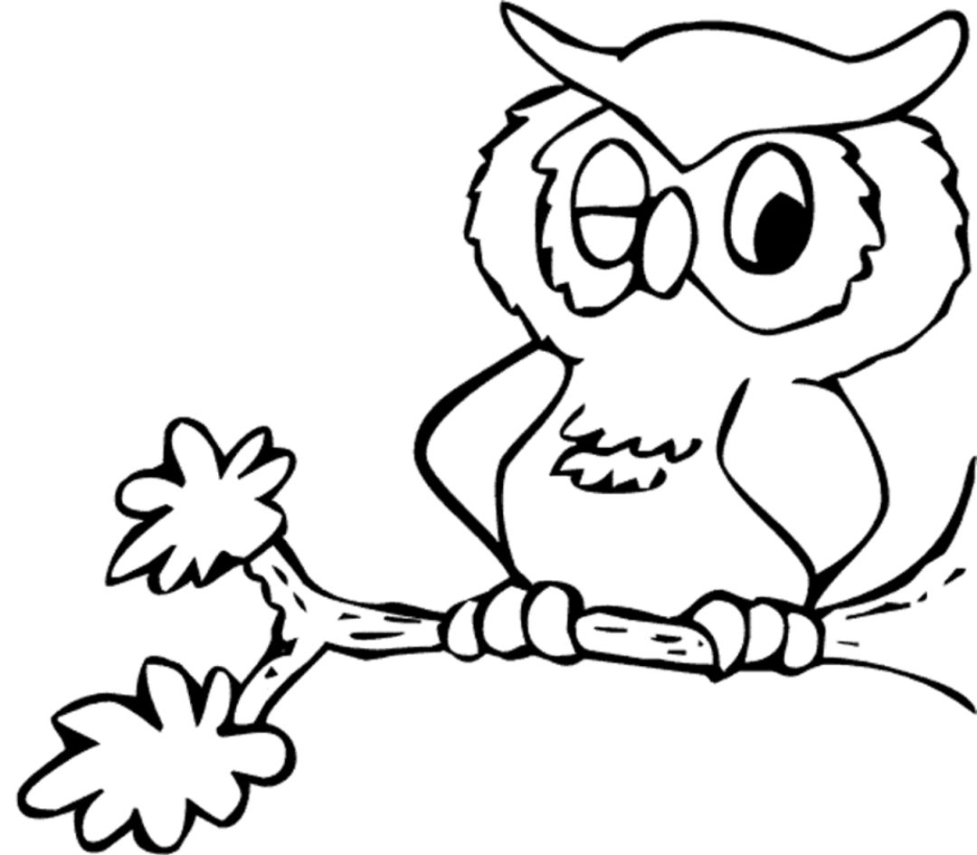 Free Cartoon Owl Coloring Pages Download Free Clip Art