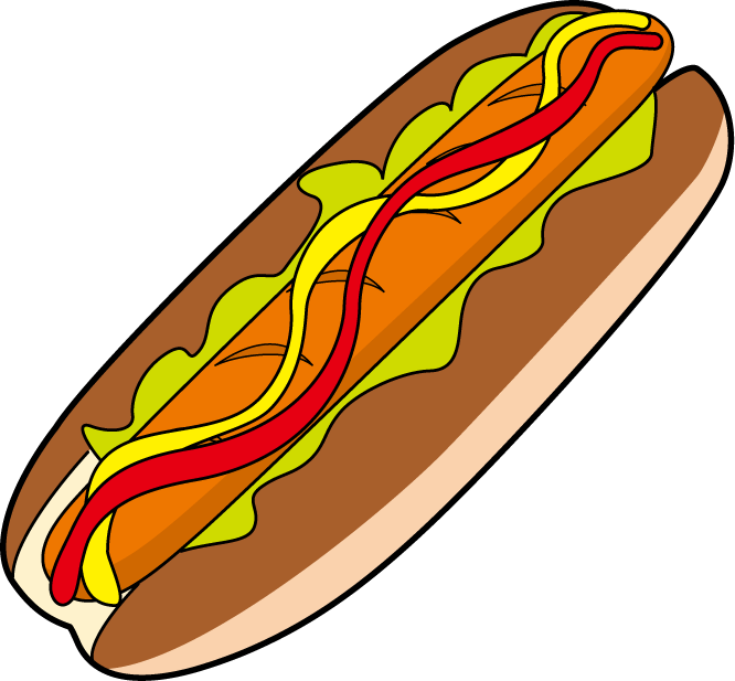 Clipart Hot Dogs - Clipart library